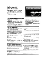 Предварительный просмотр 8 страницы Whirlpool DU8000XR Series Use & Care Manual