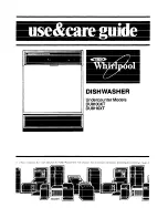 Whirlpool DU8100XT Use & Care Manual предпросмотр