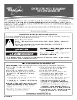 Preview for 7 page of Whirlpool  DU810SWPQ User Instructions