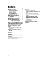 Preview for 2 page of Whirlpool DU81OOXX Use And Care Manual