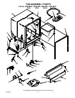 Предварительный просмотр 3 страницы Whirlpool DU850SWPB1 Parts List