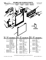 Предварительный просмотр 1 страницы Whirlpool DU850SWPB2 Parts List