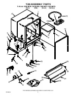 Предварительный просмотр 3 страницы Whirlpool DU850SWPB2 Parts List