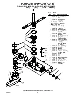 Предварительный просмотр 5 страницы Whirlpool DU850SWPB2 Parts List