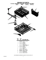 Предварительный просмотр 7 страницы Whirlpool DU850SWPB2 Parts List