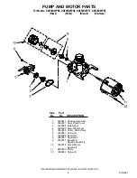 Preview for 6 page of Whirlpool DU850SWPB3 Parts List