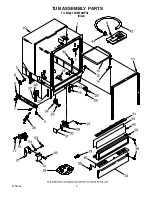 Предварительный просмотр 3 страницы Whirlpool DU850SWPU2 Parts List