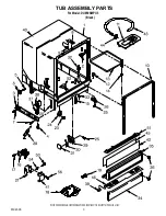 Предварительный просмотр 3 страницы Whirlpool DU850SWPU3 Parts List