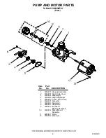 Предварительный просмотр 6 страницы Whirlpool DU850SWPU3 Parts List