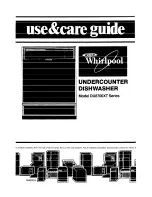 Whirlpool DU87OOXT Series Use & Care Manual предпросмотр