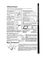 Preview for 7 page of Whirlpool DU87OOXT Series Use & Care Manual