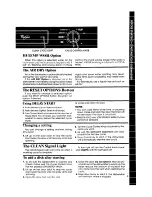 Preview for 9 page of Whirlpool DU87OOXT Series Use & Care Manual