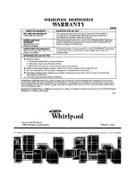 Preview for 16 page of Whirlpool DU87OOXT Series Use & Care Manual