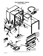 Предварительный просмотр 3 страницы Whirlpool DU895SWPU0 Parts List