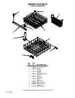 Предварительный просмотр 7 страницы Whirlpool DU895SWPU0 Parts List