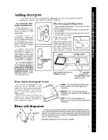 Предварительный просмотр 7 страницы Whirlpool DU9100XT Series Use & Care Manual