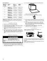 Preview for 14 page of Whirlpool duet GEW9200LQ0 Use And Care Manual