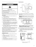 Предварительный просмотр 5 страницы Whirlpool Duet GEW9260 Use & Care Manual