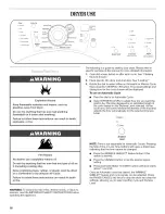 Предварительный просмотр 16 страницы Whirlpool Duet GEW9260 Use & Care Manual