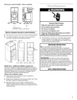 Предварительный просмотр 7 страницы Whirlpool Duet GGW9200LL1 Use & Care Manual