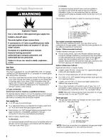 Предварительный просмотр 8 страницы Whirlpool Duet GGW9200LL1 Use & Care Manual