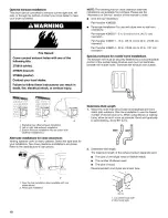 Предварительный просмотр 10 страницы Whirlpool Duet GGW9200LL1 Use & Care Manual