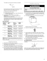 Предварительный просмотр 11 страницы Whirlpool Duet GGW9200LL1 Use & Care Manual