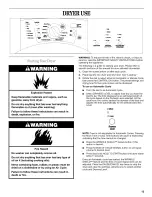 Предварительный просмотр 15 страницы Whirlpool Duet GGW9200LL1 Use & Care Manual