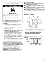 Предварительный просмотр 27 страницы Whirlpool Duet GGW9200LL1 Use & Care Manual