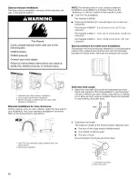 Предварительный просмотр 10 страницы Whirlpool Duet GGW9200LQ0 Use & Care Manual