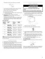 Предварительный просмотр 11 страницы Whirlpool Duet GGW9200LQ0 Use & Care Manual