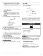 Preview for 9 page of Whirlpool Duet GGW9250SU0 Use & Care Manual