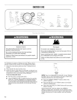 Preview for 14 page of Whirlpool Duet GGW9250SU0 Use & Care Manual