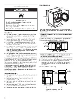 Предварительный просмотр 6 страницы Whirlpool duet GGW9260 Use And Care Manual