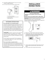 Preview for 7 page of Whirlpool Duet GHW9100LW1 Use & Care Manual