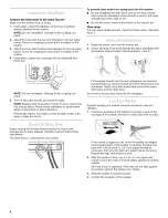 Preview for 8 page of Whirlpool Duet GHW9100LW1 Use & Care Manual