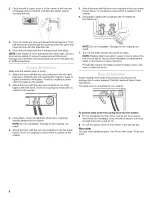 Предварительный просмотр 8 страницы Whirlpool Duet GHW9150PW0 Use & Care Manual