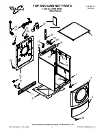 Предварительный просмотр 1 страницы Whirlpool Duet GHW9160PW0 Parts Manual