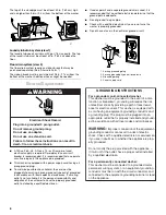 Предварительный просмотр 6 страницы Whirlpool Duet HT GHW9200LQ0 Use And Care Manual