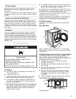 Предварительный просмотр 5 страницы Whirlpool Duet Series Use & Care Manual