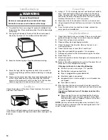 Предварительный просмотр 10 страницы Whirlpool Duet Series Use & Care Manual