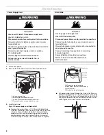 Предварительный просмотр 8 страницы Whirlpool Duet Sport WED8300S Use & Care Manual