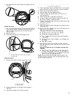 Предварительный просмотр 17 страницы Whirlpool Duet Sport WED8300S Use & Care Manual