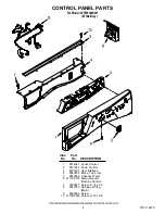 Предварительный просмотр 4 страницы Whirlpool duet sport WFW8300SW1 Cabinet Parts