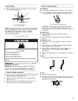 Предварительный просмотр 9 страницы Whirlpool Duet Sport WGD8300SWH Use And Care Manual