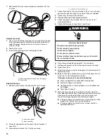 Предварительный просмотр 14 страницы Whirlpool Duet Sport WGD8300SWH Use And Care Manual