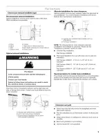 Предварительный просмотр 9 страницы Whirlpool Duet sport YWED8410SW2 Use & Care Manual