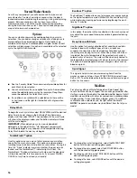 Предварительный просмотр 16 страницы Whirlpool Duet steam WFW9640XW Use & Care Manual