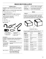 Предварительный просмотр 27 страницы Whirlpool Duet steam WFW9640XW Use & Care Manual