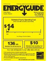 Whirlpool Duet Steam WFW9750WW Energy Manual предпросмотр